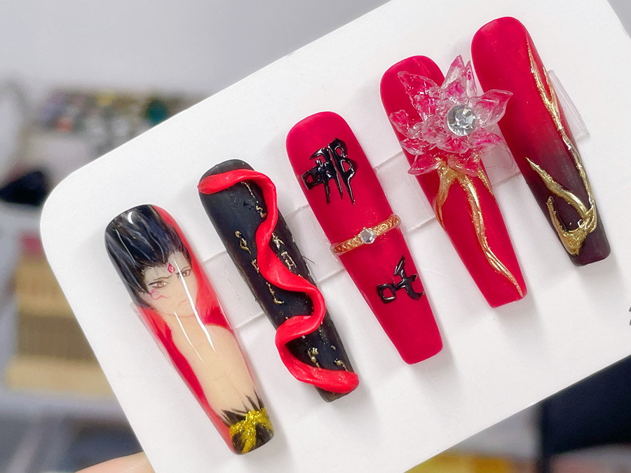 哪吒美甲，南寧美甲學(xué)校排名前三作品