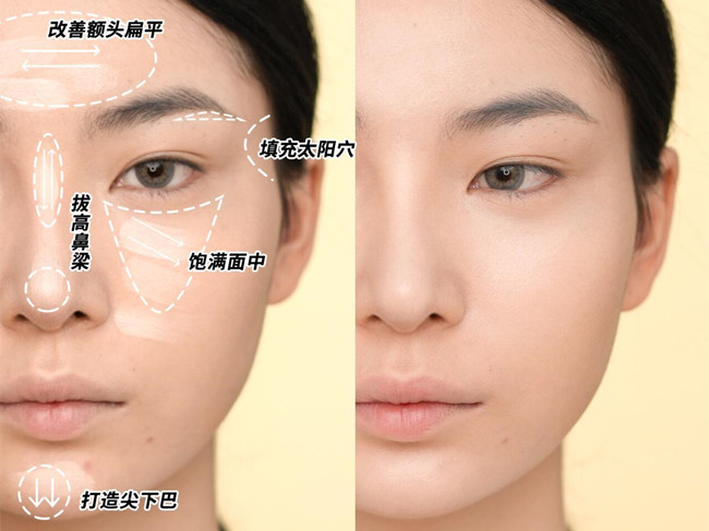 南寧美妝教學(xué)：光影化妝術(shù)教程，打造骨感臉