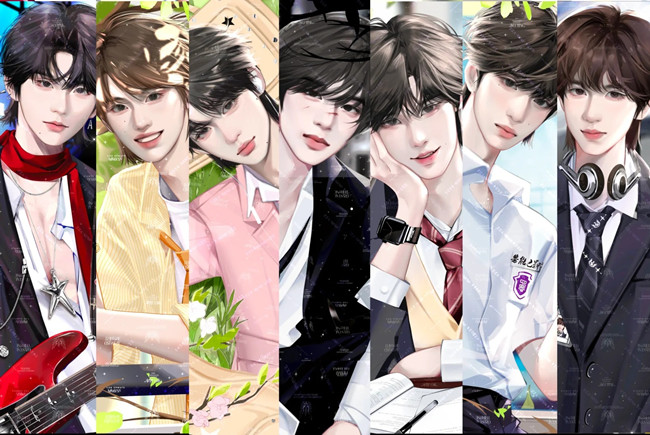 時代少年團漫畫美甲，廣西美甲師網(wǎng)紅推薦