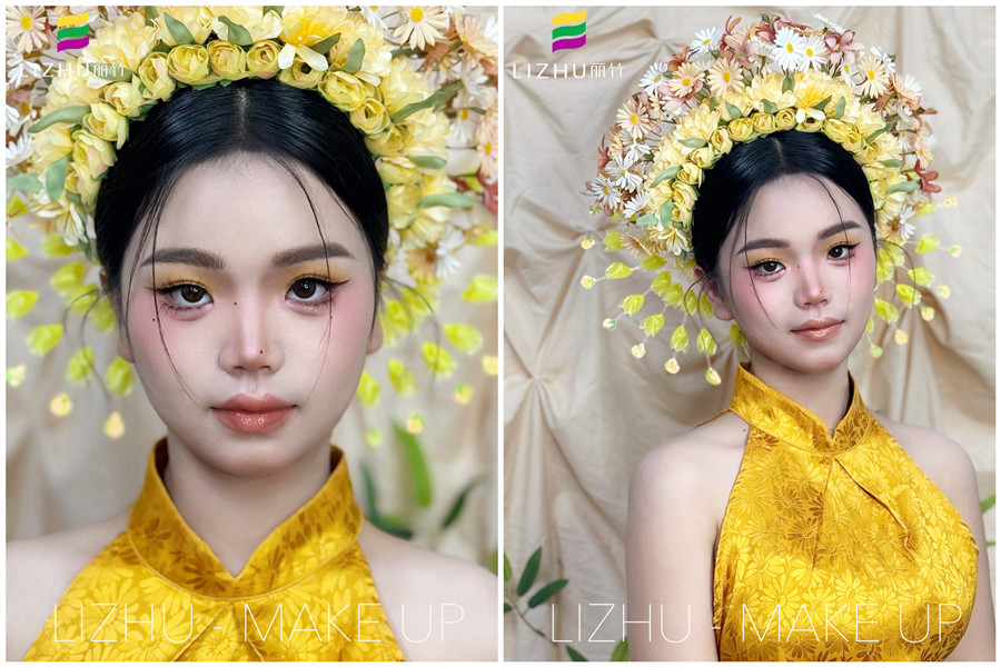 旅拍寫真簪花造型，廣西旅拍寫真作品
