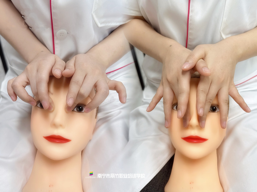 假頭模練習(xí)美容有什么好處，南寧美容培訓(xùn)學(xué)校