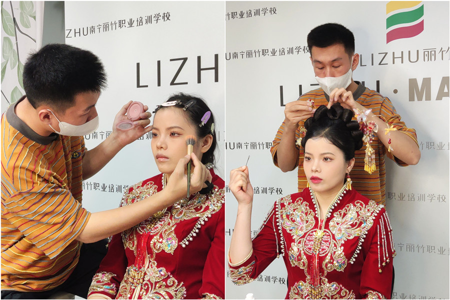 秀禾新娘造型，南寧婚禮化妝分享