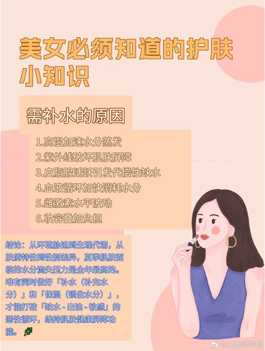 皮膚需要補水的原因，南寧美容師的日常